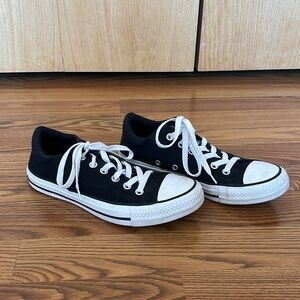 Black low top Converse